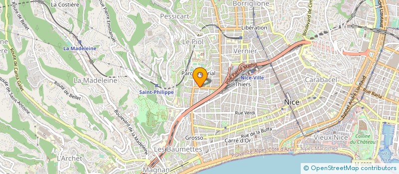 localisation de l'entreprise MADAME STEPHANIE SABATIER à NICE