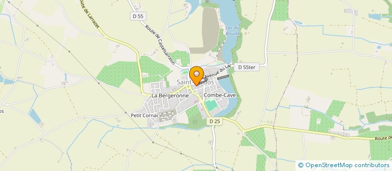 localisation de l'entreprise MADAME STEPHANIE SABBEN  SAINT-SARDOS