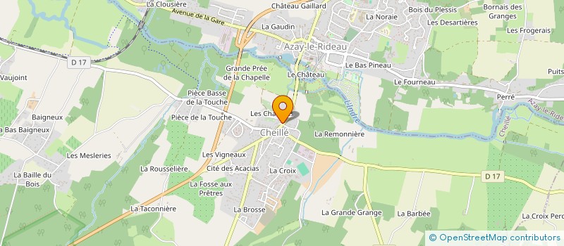 localisation de l'entreprise MADAME STEPHANIE SABIN  CHEILLE