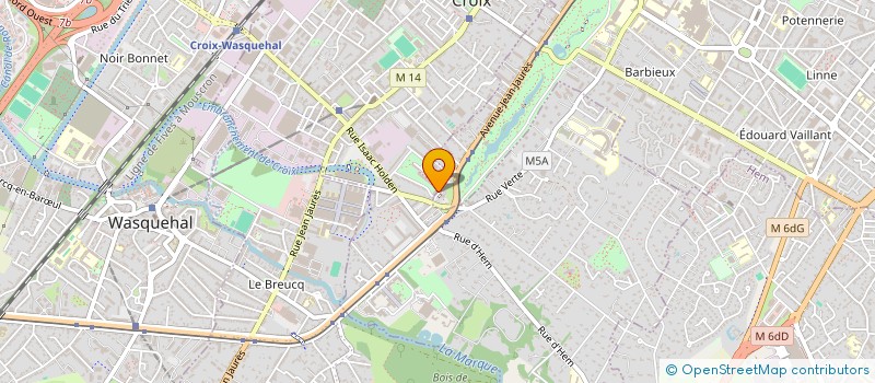 localisation de l'entreprise MADAME STEPHANIE SADAUNE  CROIX