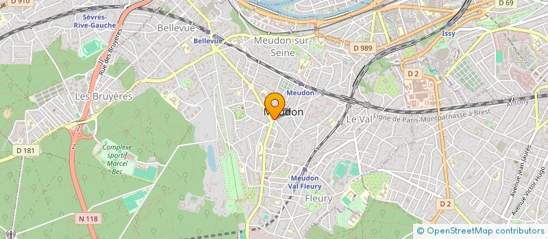 localisation de l'entreprise MADAME STEPHANIE SAHUC à MEUDON