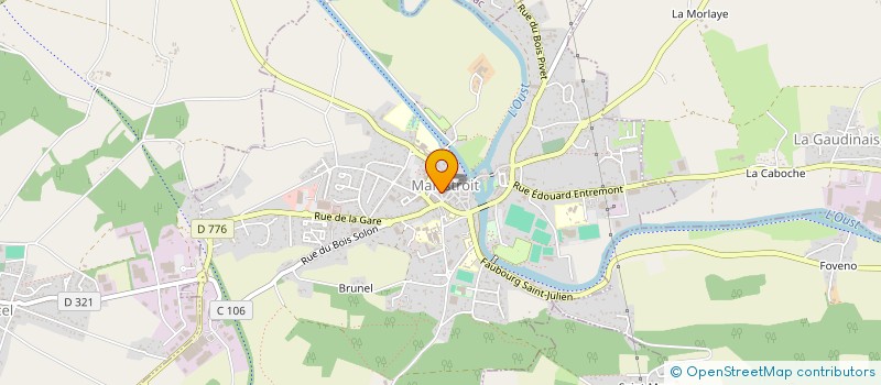 localisation de l'entreprise MADAME STEPHANIE SAINTILAN  MALESTROIT