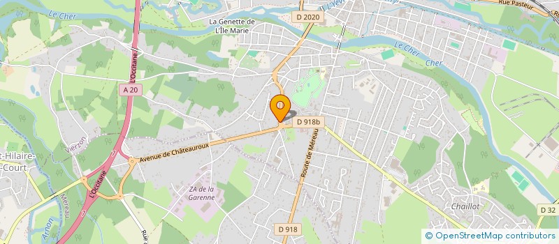 localisation de l'entreprise MADAME STEPHANIE SALLE  VIERZON