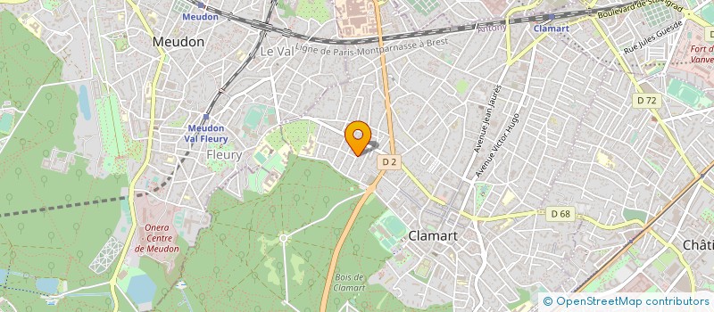 localisation de l'entreprise MADAME STEPHANIE SALOME MOUREAU à CLAMART