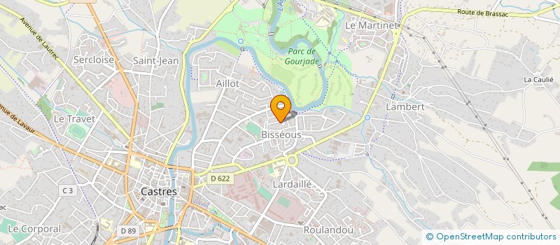 localisation de l'entreprise MADAME STEPHANIE SALVIGNOL  CASTRES