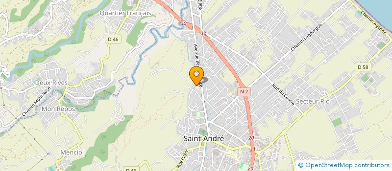 localisation de l'entreprise MADAME STEPHANIE SANASSY à SAINT-ANDRE