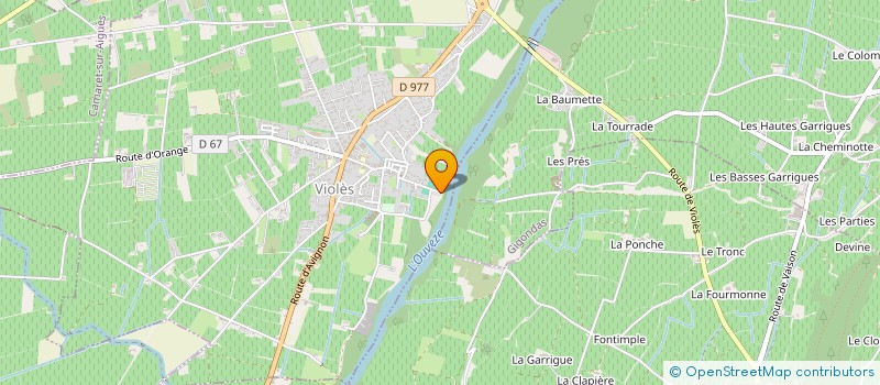 localisation de l'entreprise MADAME STEPHANIE SANCHEZ  VIOLES