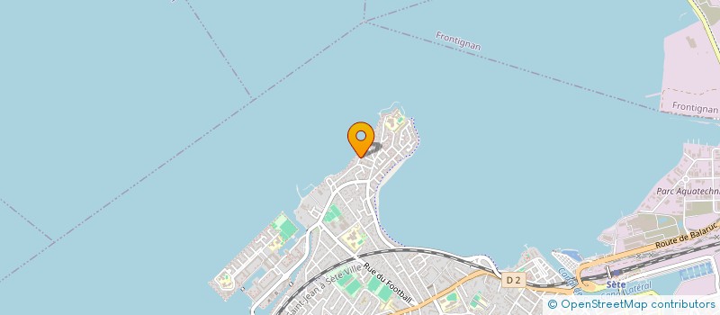 localisation de l'entreprise MADAME STEPHANIE SANDOR  SETE