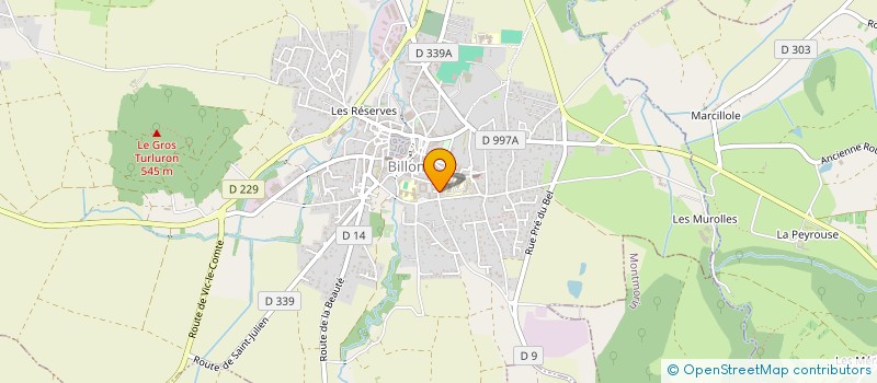 localisation de l'entreprise MADAME STEPHANIE SANNA  BILLOM