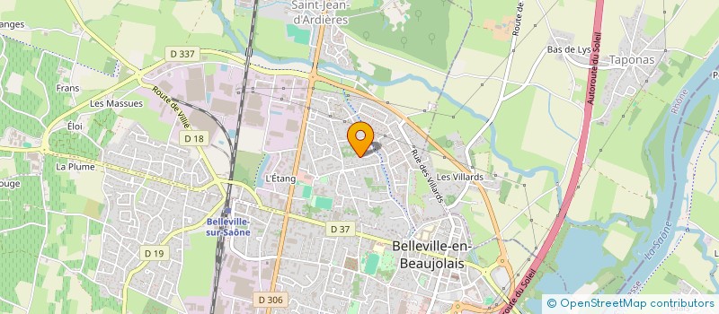 localisation de l'entreprise MADAME STEPHANIE SANTO  BELLEVILLE-EN-BEAUJOLAIS
