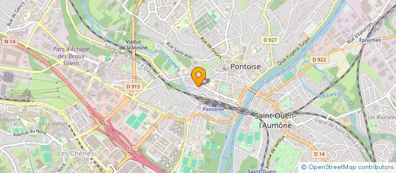 localisation de l'entreprise MADAME STEPHANIE SAOUAF  PONTOISE