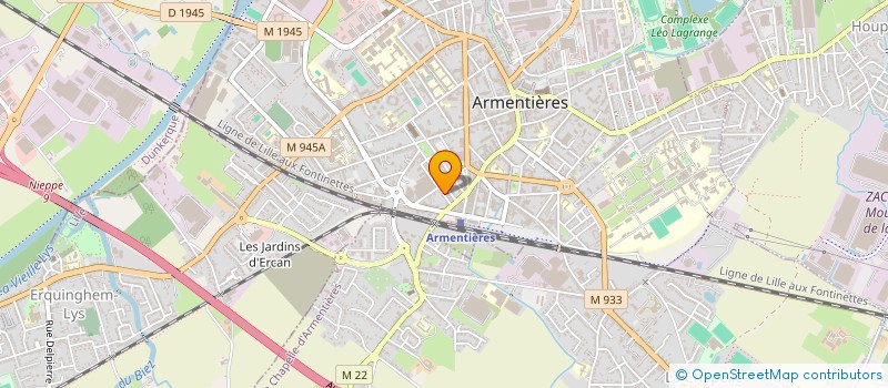 localisation de l'entreprise MADAME STEPHANIE SARRASIN  ARMENTIERES