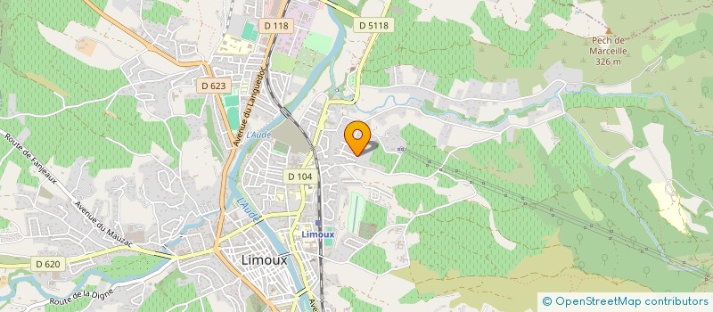 localisation de l'entreprise MADAME STEPHANIE SATGE à LIMOUX