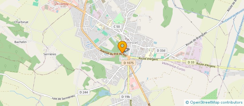 localisation de l'entreprise MADAME STEPHANIE SAU  MORESTEL