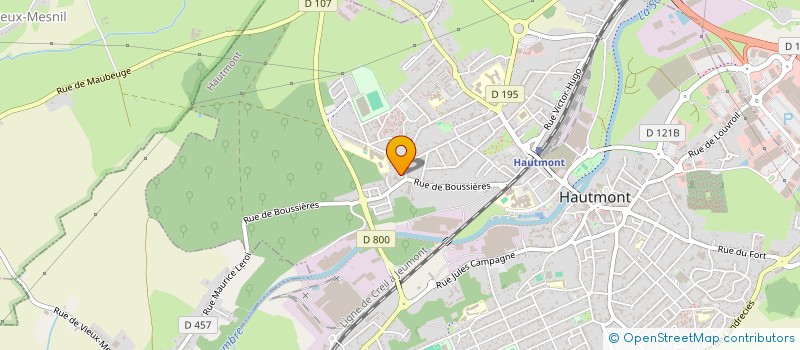 localisation de l'entreprise MADAME STEPHANIE SAUDRAIS  HAUTMONT