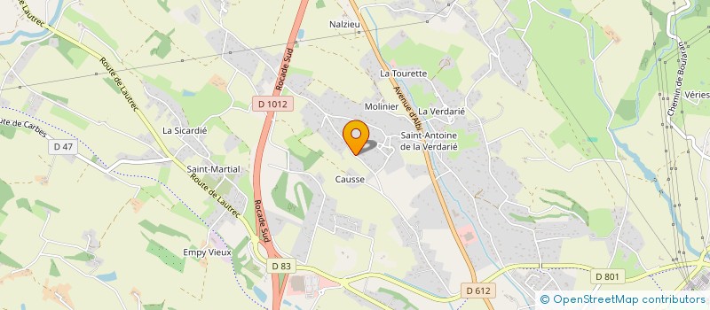 localisation de l'entreprise MADAME STEPHANIE SAUNIER  CASTRES