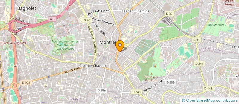 localisation de l'entreprise MADAME STEPHANIE SAWADOGO à MONTREUIL