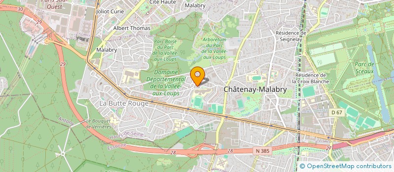 localisation de l'entreprise MADAME STEPHANIE SCHAEFFER  CHATENAY-MALABRY