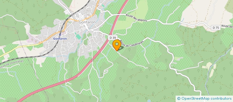 localisation de l'entreprise MADAME STEPHANIE SCHIAVAZZI  GONFARON