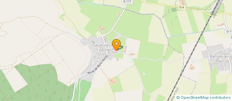 localisation de l'entreprise MADAME STEPHANIE SCHLEY  SAULXURES-LES-VANNES