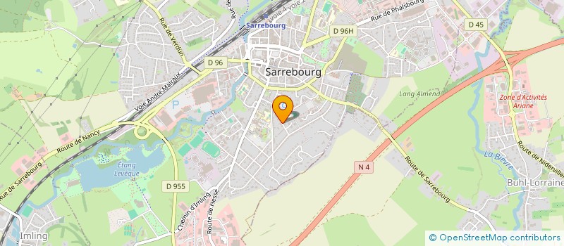 localisation de l'entreprise MADAME STEPHANIE SCHMITT à SARREBOURG