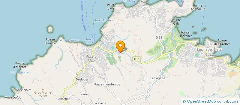 localisation de l'entreprise MADAME STEPHANIE SCHOTT  LES TROIS-ILETS