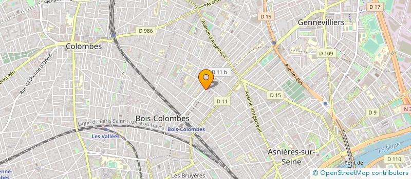 localisation de l'entreprise MADAME STEPHANIE SCUDELER à BOIS-COLOMBES