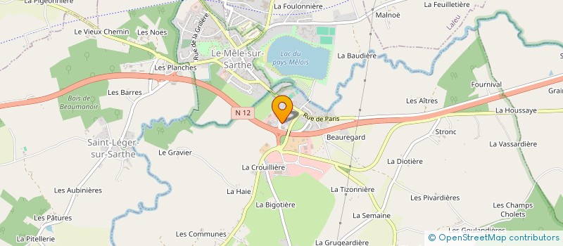 localisation de l'entreprise MADAME STEPHANIE SEBERT à LE MELE-SUR-SARTHE