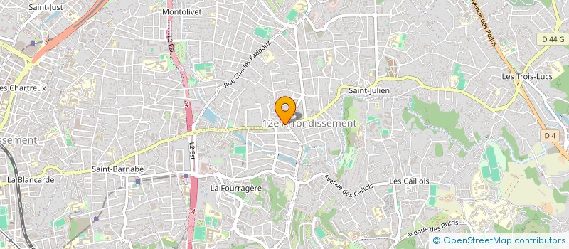 localisation de l'entreprise MADAME STEPHANIE SECCHI  MARSEILLE