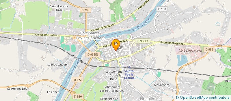 localisation de l'entreprise MADAME STEPHANIE SEGARD  SAINTE-FOY-LA-GRANDE