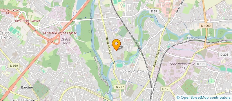 localisation de l'entreprise MADAME STEPHANIE SEGARRA  GOND PONTOUVRE