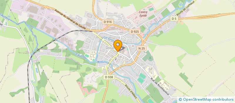 localisation de l'entreprise MADAME STEPHANIE SEK  DOULLENS