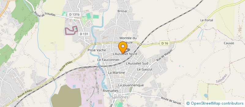 localisation de l'entreprise MADAME STEPHANIE SEQUIER à SALINDRES