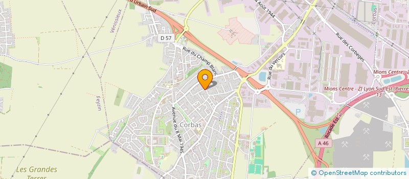 localisation de l'entreprise MADAME STEPHANIE SERANO à CORBAS