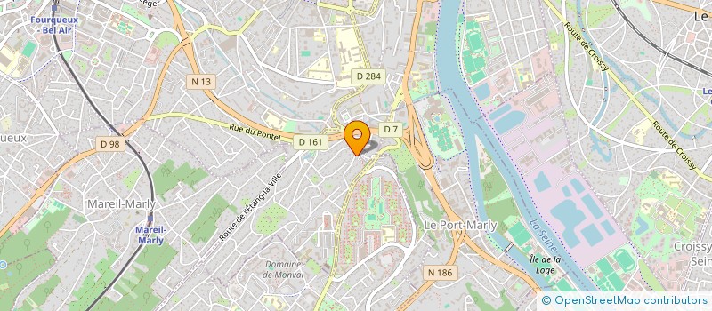 localisation de l'entreprise MADAME STEPHANIE SEROR  LE PECQ