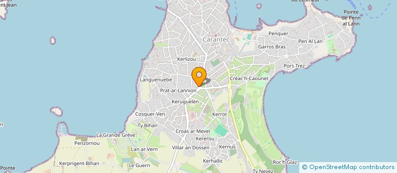 localisation de l'entreprise MADAME STEPHANIE SERUZIER  CARANTEC