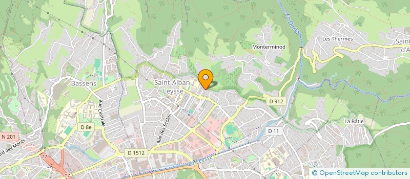 localisation de l'entreprise MADAME STEPHANIE SIGNIFREDI  SAINT-ALBAN-LEYSSE