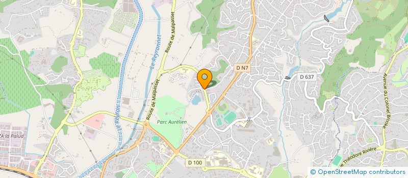 localisation de l'entreprise MADAME STEPHANIE SILVESTRE  FREJUS