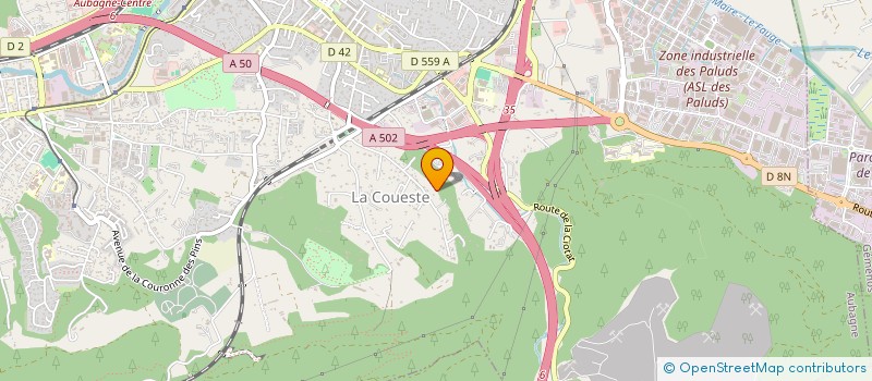 localisation de l'entreprise MADAME STEPHANIE SILVESTRE à AUBAGNE