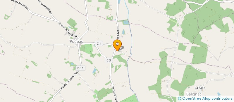 localisation de l'entreprise MADAME STEPHANIE SIMMONDS  POUPAS