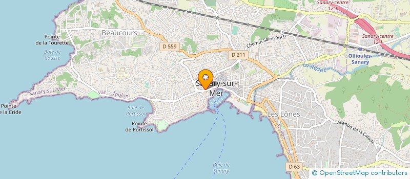 localisation de l'entreprise MADAME STEPHANIE SIMON à SANARY-SUR-MER