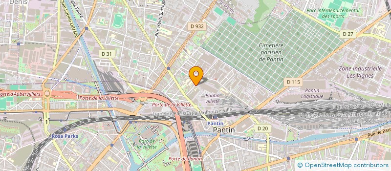 localisation de l'entreprise MADAME STEPHANIE SIOPATHIS  PANTIN