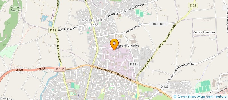 localisation de l'entreprise MADAME STEPHANIE SOMNARD  MOURS-SAINT-EUSEBE