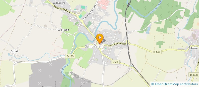 localisation de l'entreprise MADAME STEPHANIE SOUCHET  SAINT-VARENT