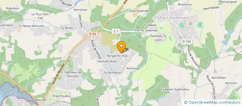 localisation de l'entreprise MADAME STEPHANIE SOULES  CLOHARS-FOUESNANT