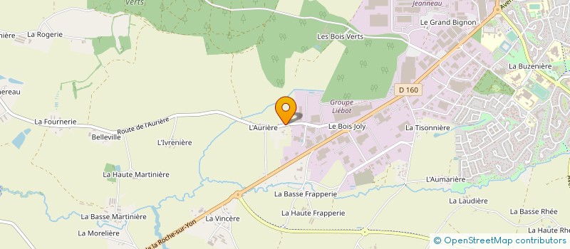 localisation de l'entreprise MADAME STEPHANIE SOULLARD  LES HERBIERS