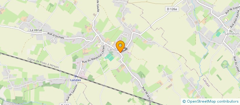 localisation de l'entreprise MADAME STEPHANIE SOUMPHONPHAKDY  ORCHIES