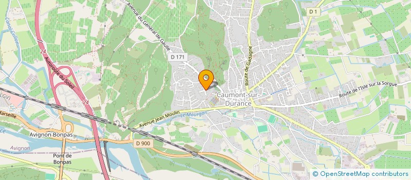 localisation de l'entreprise MADAME STEPHANIE SOURDON  CAUMONT-SUR-DURANCE