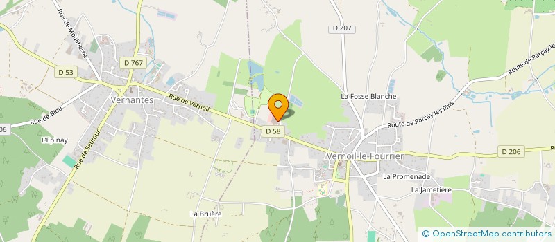 localisation de l'entreprise MADAME STEPHANIE SOURIS à VERNOIL-LE-FOURRIER
