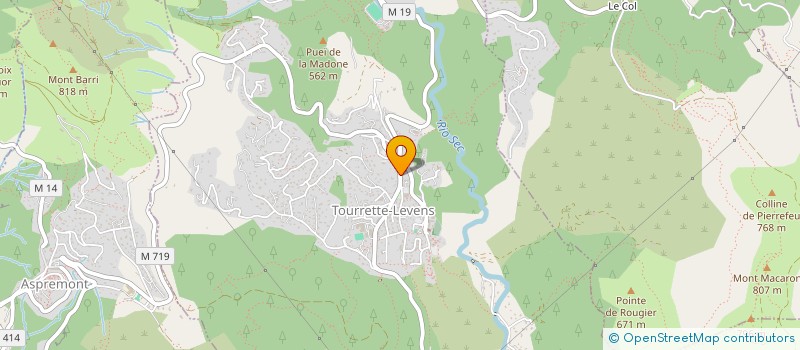 localisation de l'entreprise MADAME STEPHANIE SPOTO  TOURRETTE-LEVENS